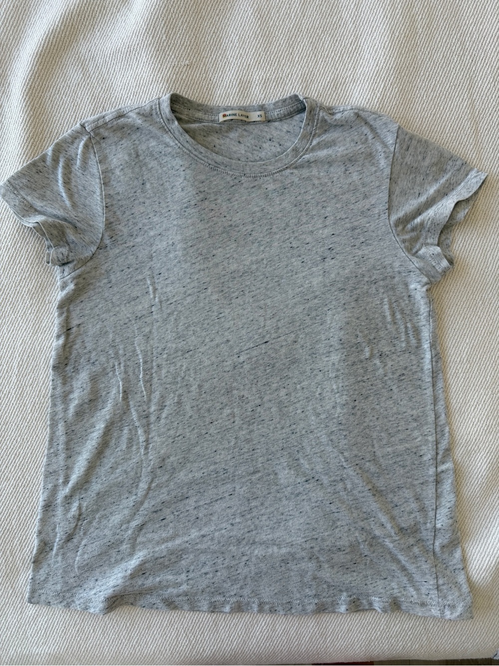 Marine Layer Grey Tee, Size XS